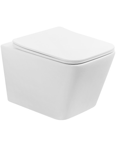 Унитаз Abber Rechteck AC1201T подвесной с сиденьем Микролифт