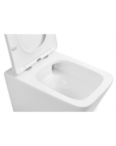 Унитаз Abber Rechteck AC1201T подвесной с сиденьем Микролифт