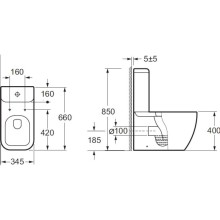 Бачок для унитаза 3/6 л BelBagno Alpina BB10100T