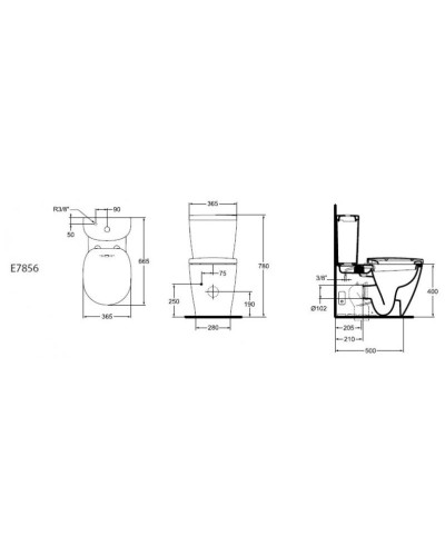 Бачок для унитаза Ideal Standard Connect Arc E785601