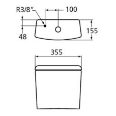 Бачок для унитаза Ideal Standard Active T421601