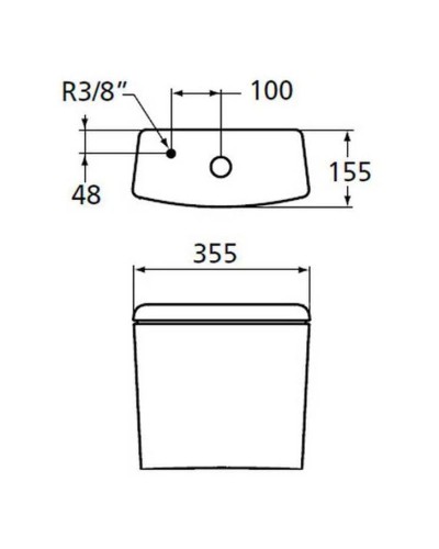 Бачок для унитаза Ideal Standard Active T421601