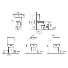 Бачок для унитаза Vitra S20 5422B003-5450