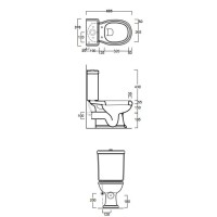 Бачок для унитаза Simas Arcade AR822bi