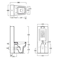 Бачок для унитаза Simas CT09bi
