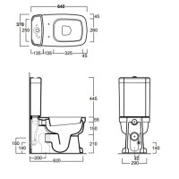 Бачок для унитаза Simas Evolution EVO09bi