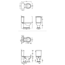 Бачок для унитаза Simas Lante LA09Bbi