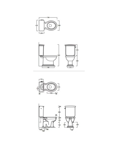 Бачок для унитаза Simas Lante LA09Bbi