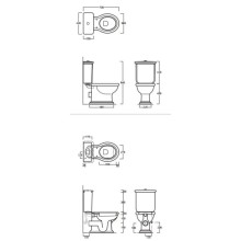 Бачок для унитаза Simas Lante LA09bi