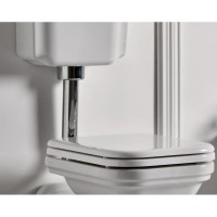 Сливная труба для низкого бачка хром Kerasan 757190