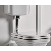 Сливная труба для низкого бачка хром Kerasan 757190