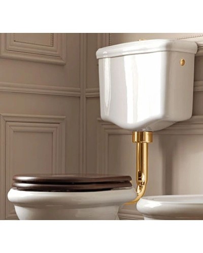 Сливная труба для низкого бачка золото Kerasan 757191