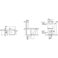Бачок для унитаза Kerasan Aquatech 378101
