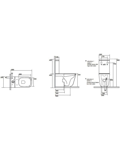 Бачок для унитаза Kerasan Aquatech 378101