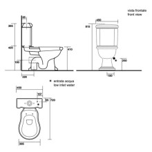 Бачок для унитаза Kerasan Retro 108104