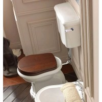 Бачок низкий для унитаза с боковым отверстием для ручки смыва Kerasan Retro 107201