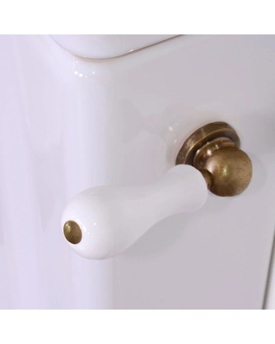 Бачок для унитаза с боковым отверстием для ручки смыва Kerasan Waldorf 417901bi