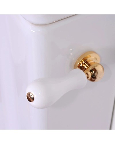 Бачок для унитаза с боковым отверстием для ручки смыва Kerasan Waldorf 417901bi