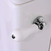 Бачок для унитаза с боковым отверстием для ручки смыва Kerasan Waldorf 417901bi