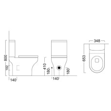 Бачок для унитаза Kerama Marazzi Buongiorno BG.cis.01