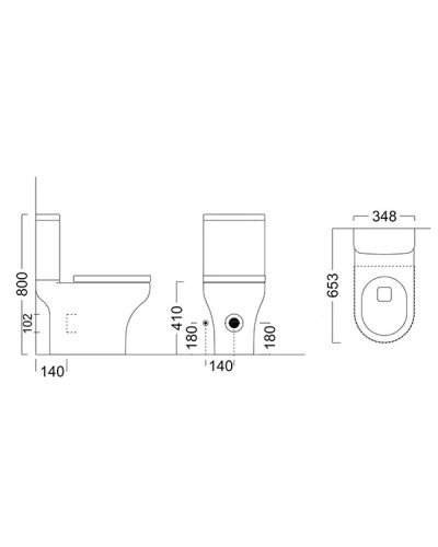 Бачок для унитаза Kerama Marazzi Buongiorno BG.cis.01