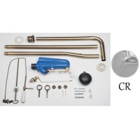 Механизм слива с высокой трубой хром Tiffany World Bristol TWBR17cr