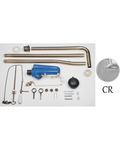 Механизм слива с высокой трубой хром Tiffany World Bristol TWBR17cr