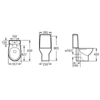 Бачок Roca Victoria Nord 341ND0000