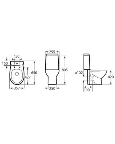 Бачок Roca Victoria Nord 341ND0000