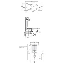 Бачок для унитаза Globo Relais PA137.BI+FI019