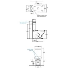 Бачок для унитаза Globo Daily DA008bi