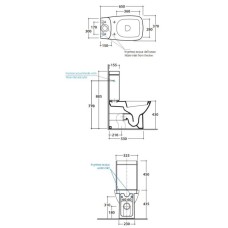Бачок для унитаза Globo Daily DA008bi