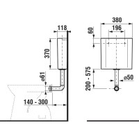 Бачок для унитаза Jika Baby 8937110000001