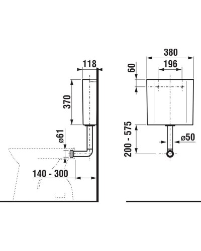 Бачок для унитаза Jika Baby 8937100000001