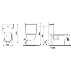 Бачок для унитаза Jika Mio 8277120002411