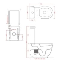 Бачок для унитаза Artceram Hermitage HEC009 01 00
