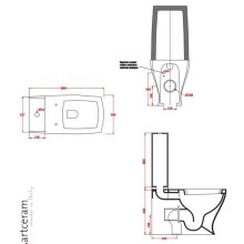 Бачок для унитаза Artceram Jazz JZC001 01 00