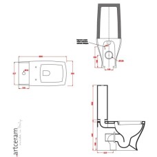 Бачок для унитаза Artceram Jazz JZC001 01 00
