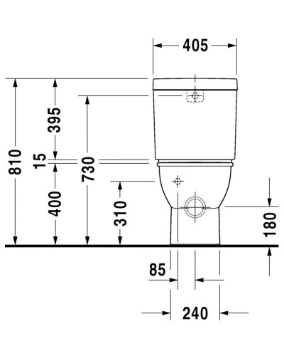 Бачок для унитаза Duravit Darling New 0931100005