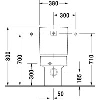 Бачок для унитаза Duravit Vero 0909100005