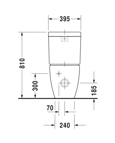 Бачок для унитаза Duravit Happy D.2 0934100005