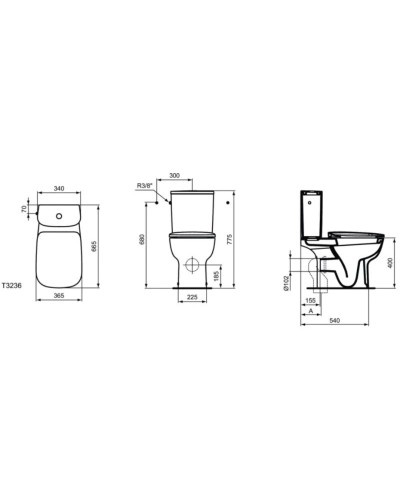 Бачок для унитаза Ideal Standard Esedra T323601