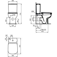 Бачок для унитаза Ideal Standard Esedra T282801