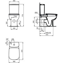 Бачок для унитаза Ideal Standard Esedra T282801
