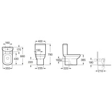 Бачок Roca Dama Senso 341517000