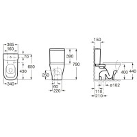 Бачок Roca The Gap 34147000Y