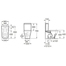 Бачок Roca The Gap 34147000Y