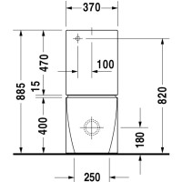 Бачок для унитаза Duravit Starck 2 0933000005