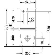 Бачок для унитаза Duravit Starck 2 0933000005