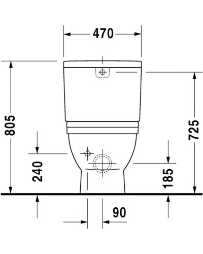 Бачок для унитаза Duravit Starck 3 0928100005